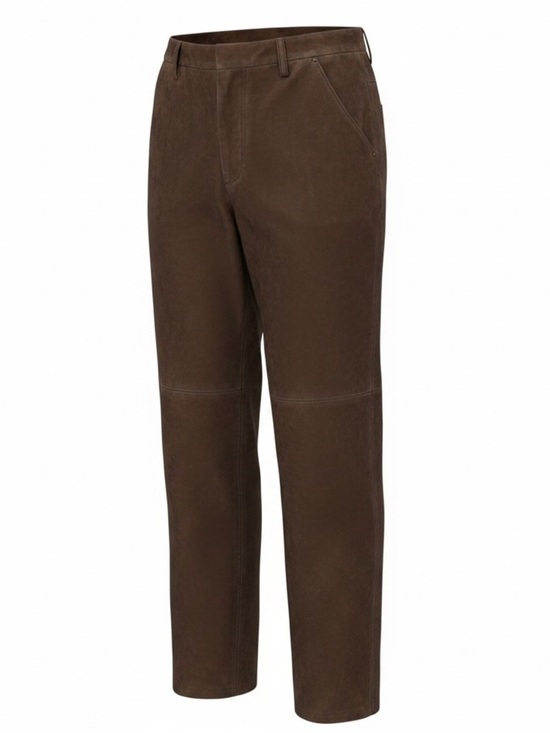 Forenza Pants - Vintage Forenza Suede Leather Lined High Waist Trousers Womens Size 8